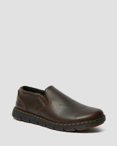 Tenis Slip On Dr Martens Rhodes Cuero Casual Para Hombre DR6012X